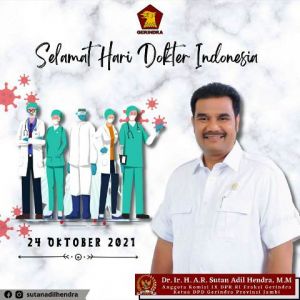 HUT ke-71 IDI, SAH Apresiasi Peran Dokter Sebagai Pejuang Kemanusiaan dan Kebangsaan.