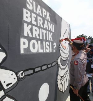 Buka Festival Mural Bhayangkara, Kapolri : Pemerintah, Polisi Tidak Anti Kritik, Silahkan