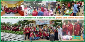 Mahasiswa Posko 2 KKN Tematik UNJA 2021 Gelar Pelatihan Budidaya Sayuran Hidroponik