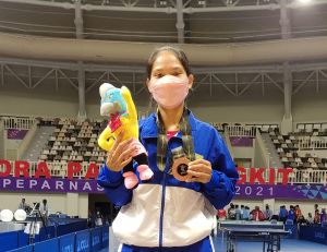 Kontingen Jambi Tambah Perolehan Medali Perunggu dari Cabor Tenis Meja