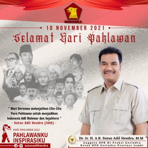 Peringati 10 November, SAH Ajak Semua Komponen Bangsa Wujudkan Cita - Cita Pahlawan