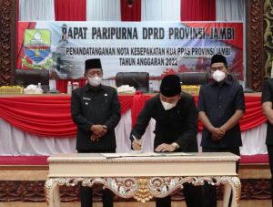 DPRD Provinsi Jambi Sahkan KUA-PPAS APBD Tahun Anggaran 2022