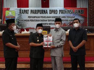 DPRD Provinsi Jambi Gelar Paripurna Nota Keuangan RAPBD 2022