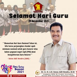 Ini baru betul, SAH Perjuangkan Standar Upah Minimum Guru Honorer
