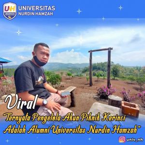 Viral, Fuad Hijri di Balik Akun Piknik Kerinci Ternyata Alumni UNH Jambi