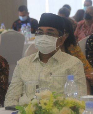 Bupati Tanjabbar, Hadiri Rapat Evaluasi Kinerja BPR Jambi, Tetap Menggeliat di Tengah Pandemi