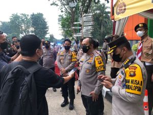 Nataru, Kapolda Cek Pospam dan Posyan di Beberapa Titik di Kota Jambi