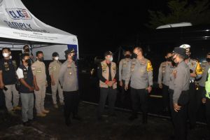 Kapolda Jambi Sisir Beberapa Titik Pospam Malam Pergantian Tahun 2022