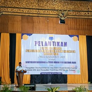 Bupati Fadhil Beri Arahan Untuk Pengurus PMII Batang Hari Periode 2021-2022