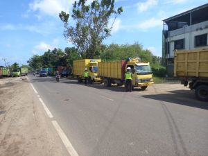 Lagi, Ditlantas Polda Jambi Layangan Surat Tilang ke Angkutan Batubara yang Melanggar