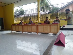 Bahan Polemik Tanah Kas Desa, Desa Teluk Langkap Gelar Sidang Adat