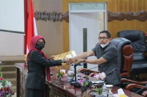 DPRD Tanjabbar Rapat Paripurna Laporan Reses Masa Sidang II Tahun 2021-2022