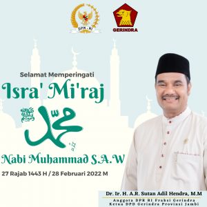 SAH Peringati Isra Mi' raj Dengan  Doa Dan Pengajian