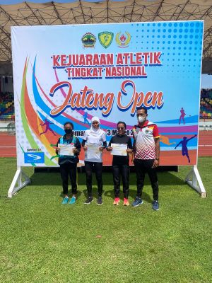 Harumkan Jambi, Atlit UNJA Juarai Pusaka Nasional Atletik Jateng Open