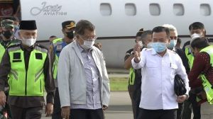 Al Haris Dampingi Jusuf Kalla Kunjungi PLTA di Kerinci