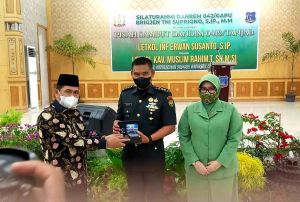 Ketua DPRD Tanjabbar Beri Ucapan Selamat Bertugas ke Dandim 