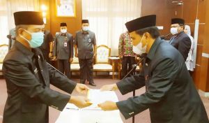 Bupati Merangin Kukuhkan Tiga Pejabat Eselon II