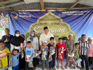 Nasdem Berbagi, Kali Ini DPW Nasdem Jambi Berbagi dengan Anak Yatim di Tahtul Yaman