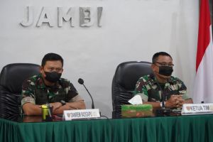 Taklimat Akhir Pengawasan Internal Post Audit Itdam II/Sriwijaya Di Korem 042/Gapu