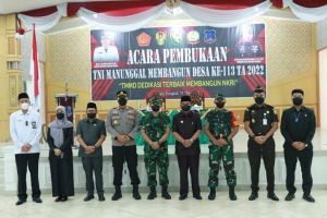 Hadiri Pembukaan TMMD, Ketua DPRD : Semoga Berjalan Lancar 