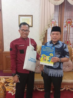 UNICEF Anjagsana ke Gubernur Provinsi Jambi