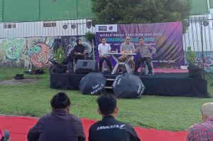 Memperingati World Press Freedom Day 2022, AJI Jambi Gelar Diskusi Publik dan Panggung Aksi