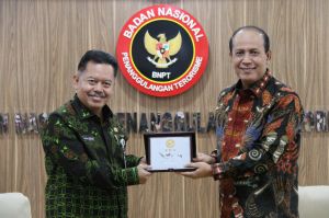 Kepala BPSDM Kemendagri Sambangi BNPT, Perkuat Kerjasama Penanggulangan Terorisme di Kalangan ASN