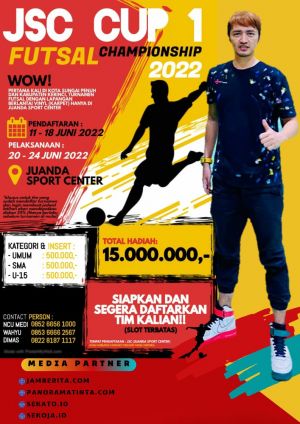 Diikuti 62 Tim, JSC CUP I Pecahkan Rekor Turnamen Futsal di Kerinci-Sungai Penuh