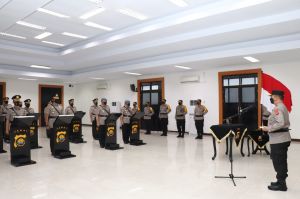 Kapolda Jambi Pimpin Sertijab 4 Pejabat Utama dan Dua Kapolres 