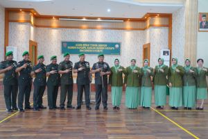 Danrem 042/Gapu Pimpin Sertijab, Ini Nama-nama Kasrem, Kasilog dan Dandim 0416/Bute yang Baru