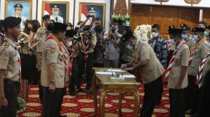 Sudirman Resmi Menjabat Kakwarda Pramuka Jambi Masa Bakti 2022-2027