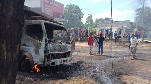 Kebakaran Gudang Minyak di Kenali Besar, Satu Unit Mobil Batu Bara Ikut Terbakar