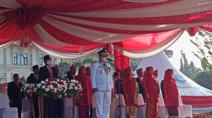 Al Haris Pimpin Upacara Pengibaran Bendera Merah Putih HUT RI ke 77 Tahun 