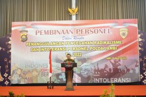 Perkuat Personel Polda Jambi, Ketua FKPT Prof Asad: Jaga Jambi Dari Radikalisme dan Intoleransi