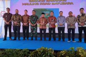 Hadiri Peresmian Jalan Khusus Batubara, Ini Harapan Danrem 042/Gapu 