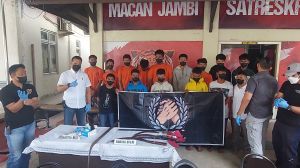 Komplotan Geng Motor Diringkus Polresta Jambi
