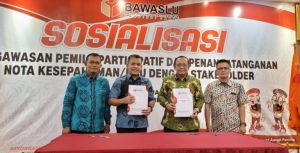 Dukung Pemilu 2024 Berintegritas, UNJA MoU dengan Bawaslu Provinsi Jambi