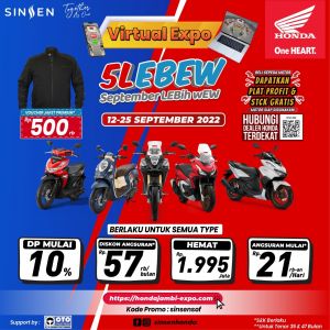 Honda Virtual Expo, Pameran Motor Digital Lengkap dan Bertabur Promo 