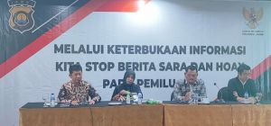 Stop Hoax di Pemilu 2024 : FGD Polda Jambi dan KI Bedah Defisit Etika dan Peran Media