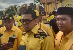 Semarak, Apel Akbar HUT ke-58 Partai Golkar di Tanjabbar Banjir Tokoh