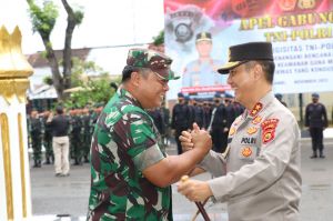 Danrem 042/Gapu Pimpin Apel Gabungan di Polda Jambi