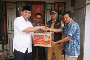 Ketua Garda Pemuda Dampingi Ketua Bappilu Nasdem Jambi  Bantu Korban Longsor di Alam Barajo