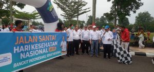 Ribuan Massa Ikuti Jalan Santai HKN ke-58 di Komplek Perkantoran Gubernur Jambi 