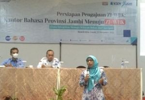 Kantor Bahasa Menuju ZI-WBK, KI Provinsi Jambi Ajak Buka Informasi Publik
