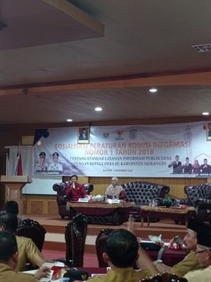 Sosialisasi ke Kades di Merangin, KI Jambi: Keterbukaan Informasi Bantu  Bangun Kepercayaan Publik