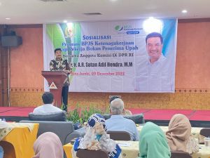 Keren !  SAH Sosialisasikan Manfaat Program BPJS Ketenagakerjaan