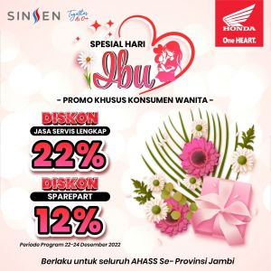 Spesial Hari Ibu, Sinsen Berikan Promo Khusus Konsumen Wanita