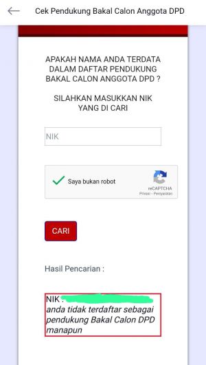 KPU Ajak Masyarakat Cek Data Di Dukungan DPD RI