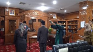 Sekda Kembali Lantik Dua Pejabat Eselon III di Lingkup Pemprov Jambi