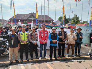Datangkan Komunitas Vespa dari Luar Daerah, Sunmori di Jambi hingga ke Candi Berjalan Sukses